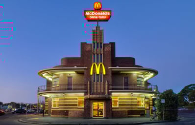 art deco mcdonalds clifton hill victoria australia