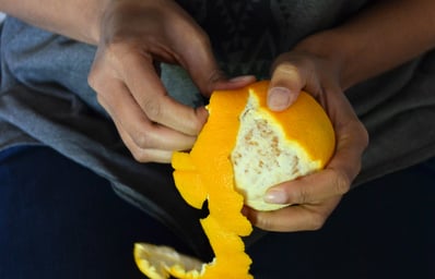 peeling orange 2