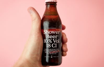 shower beer 05 hand holding