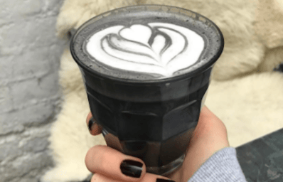 goth lattes are the darkest way to start your morning