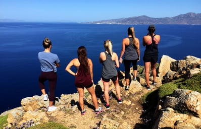 group hikers