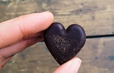 chocolate heart