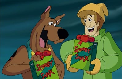 Shaggy Scooby Christmas Scooby Snacks
