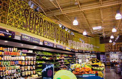 supporting organic farmers sign