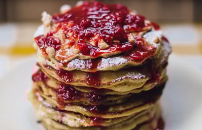 Peanut Butter and Jelly Pancakes