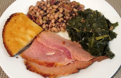 new years ham and beans