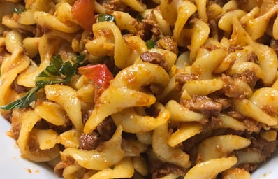 VeganSoyChorizoPasta