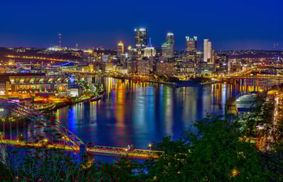 Pittsburgh Night Skyline