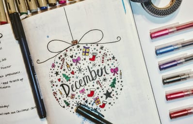 Bullet journal banner page