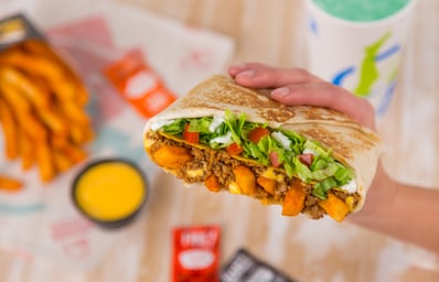 Taco Bell Crunchwrap and Nacho Fries