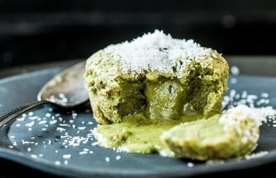 matcha lava cake
