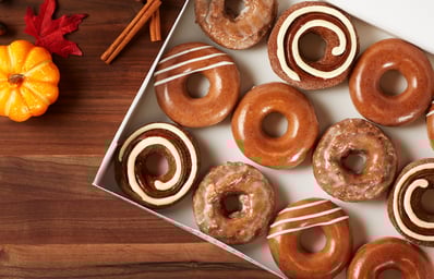Krispy Kreme Pumpkin Spice Doughnut Collection Lifestyle