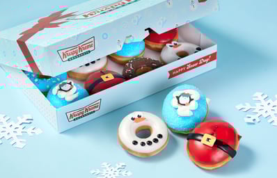 Krispy Kreme Let It Snow Dozen
