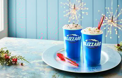 Frosted Sugar Cookie Candy Cane Chill Blizzard%C2%AE Treats