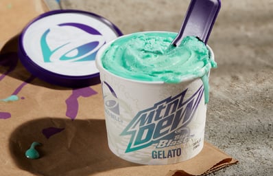 Taco Bell MTN DEW BAJA BLAST Gelato 9