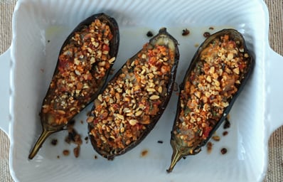 41. EGGPLANT BOATS STUFFED
