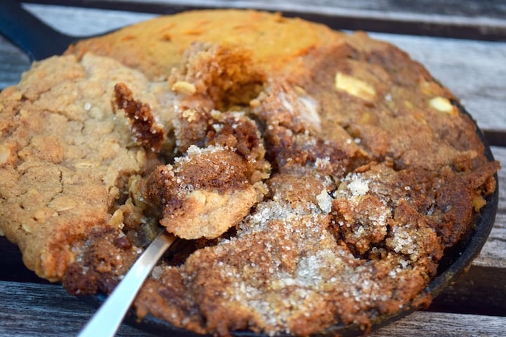 Giant Ginger, Apple Cinnamon, Snickerdoodle, Pumpkin Spice Skillet Cookie 3 Ginger Molasses Cookie Batter