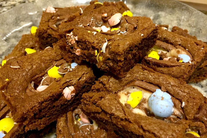 Cadbury Creme Egg Brownies