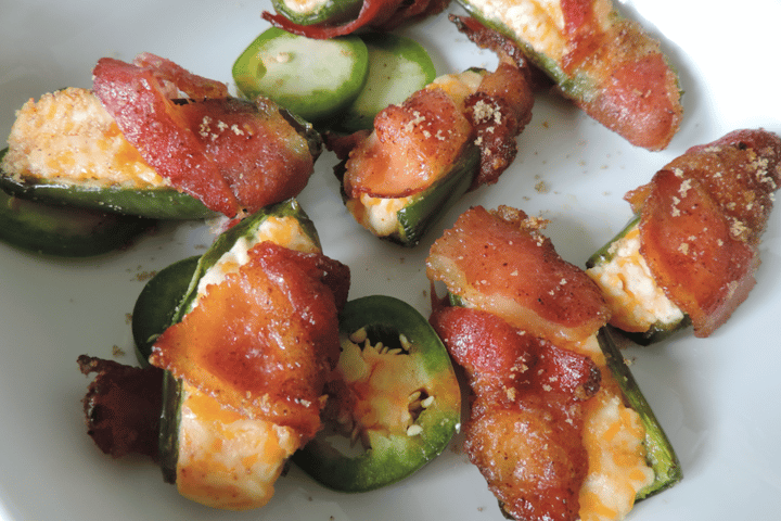 Bacon-Wrapped Pepper Poppers