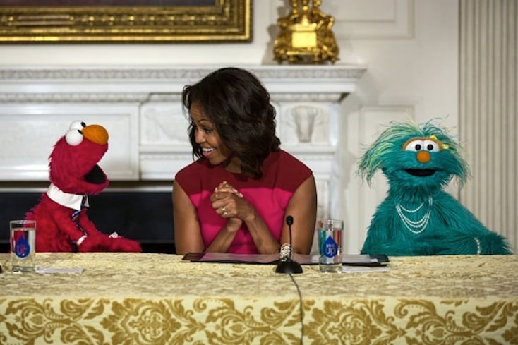 first lady sesame street