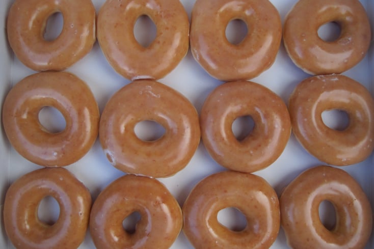 Krispy Kreme glazed donuts 2