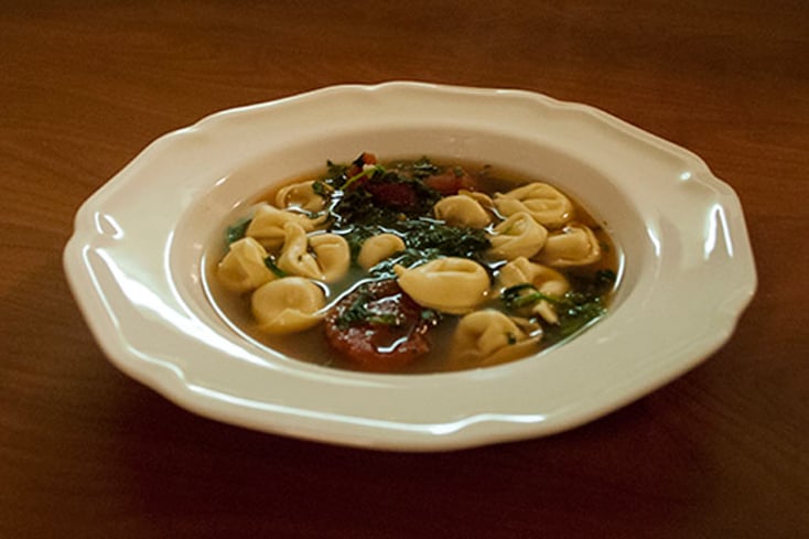 tortellin soup by caroline grew