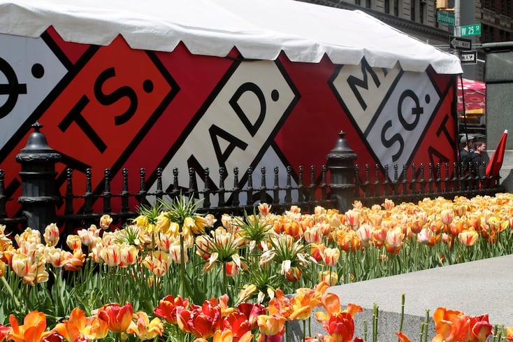 mad sq eats and tulips