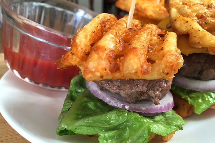Waffle Fry Sliders Feat