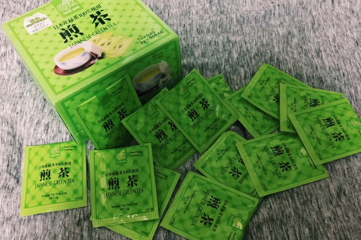Green Tea Packets Mae Teh