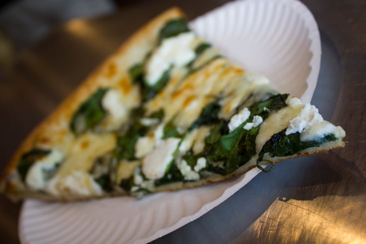 pizza up close