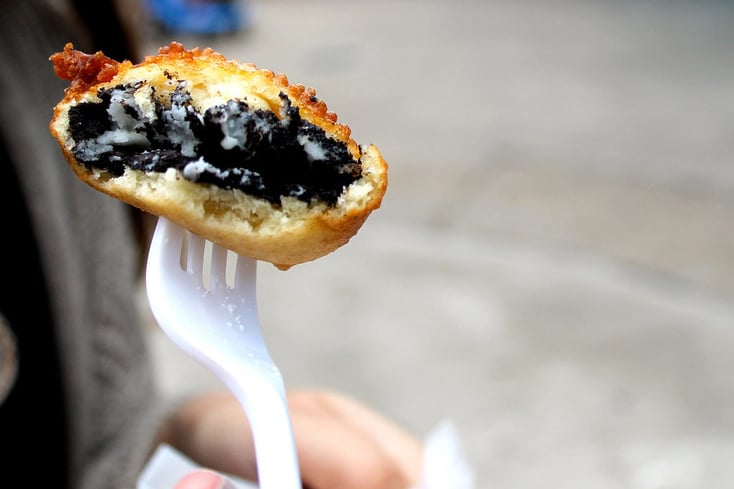 deep fried oreo protest