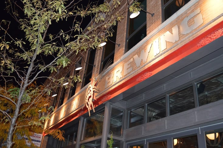 revolution brewing sign