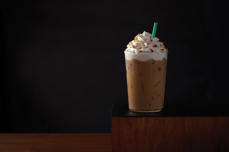 Starbucks Iced Caramel Brulee Latte 1