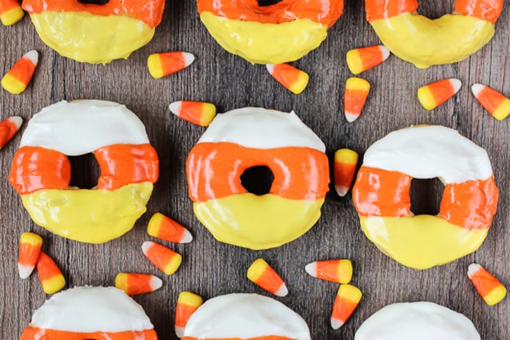 candy corn donuts 4