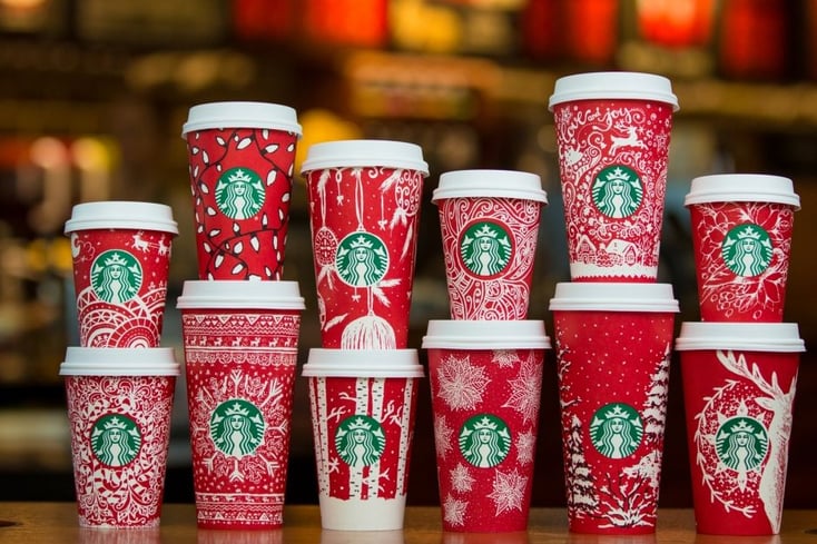 holiday cups