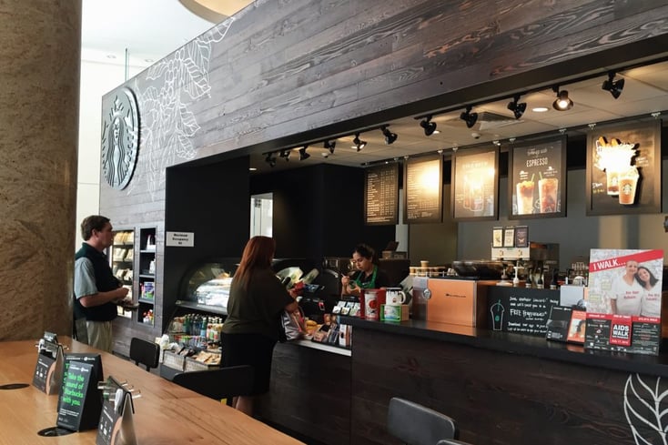 Starbucks interior