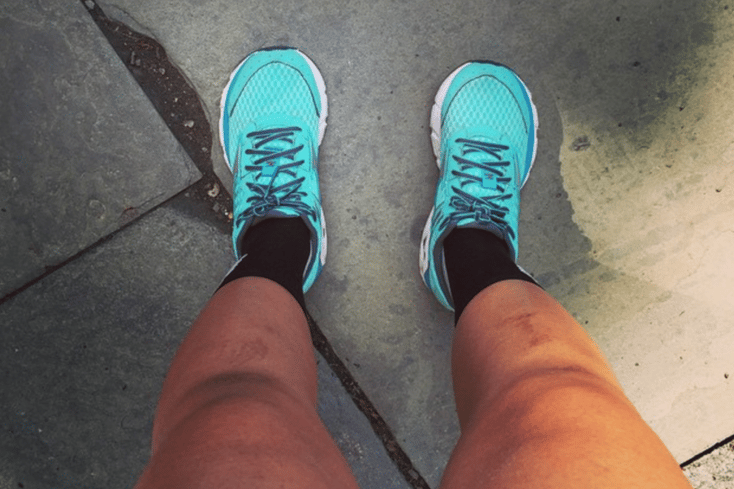 Running shoes sidewalk 1024x660