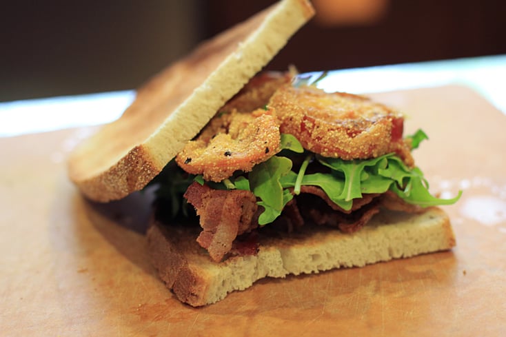 fried tomato sammy
