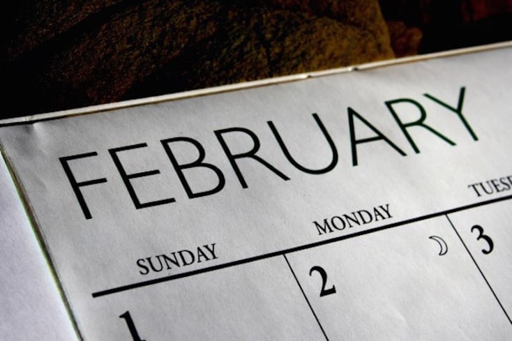 february calendar