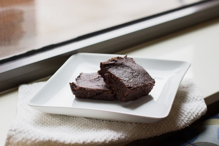 brownies on a plate