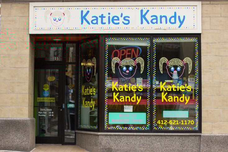 bright store front