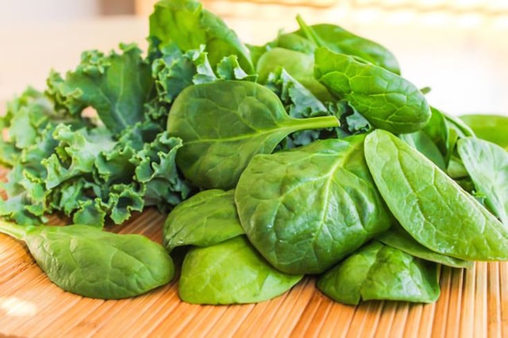 80255342dark leafy greens kale and spinach1