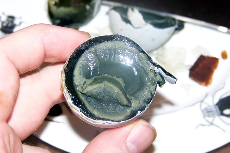 century egg interior
