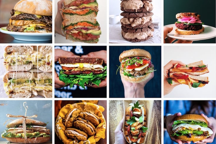 sandwich collage