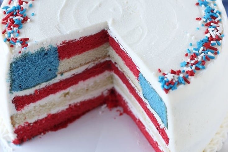 redwhitebluelayeredflagcake1 e1435549164734