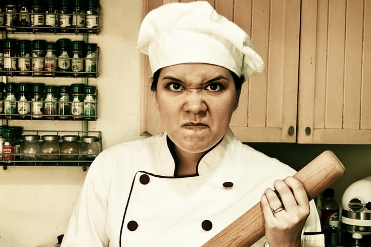 o ANGRY CHEF facebook