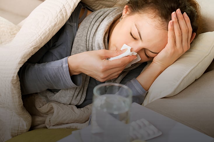 featured sick in bed