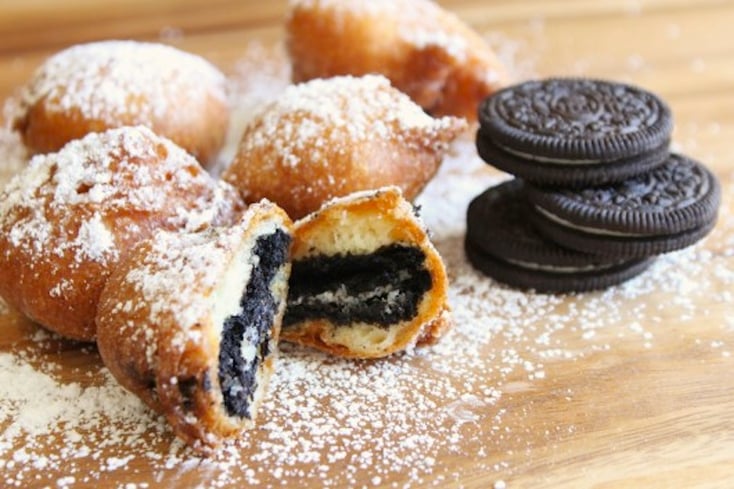 Fried Oreo pancake batter