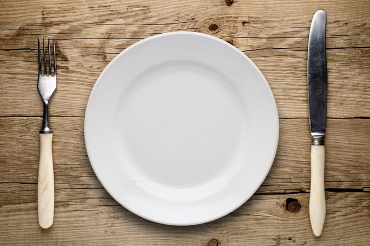 empty plate