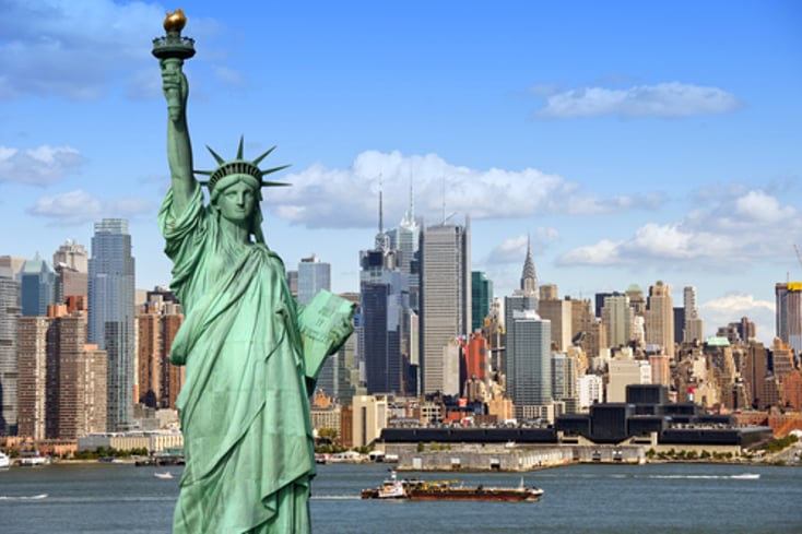 Statue of Liberty and NYC skyline1